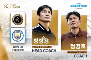 [오피셜] '맨시티와 맞대결' 팀 K리그 사령탑은 정정용 전북 현대 감독