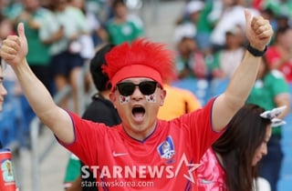 '여기가 서울이야 몬테레이야' 압도적 한국 응원 열기... 홍명보호, 일방적 환호 속 남아공전 치른다 [월드컵 현장 이슈]