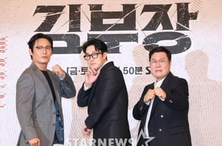 최대훈-소지섭-윤경호 '김부장, 기대하세요'[★포토]