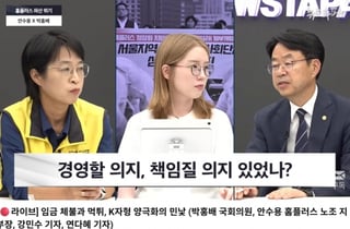 마트노조 안수용 홈플러스지부장, "MBK, 이권 챙기기 위해 홈플러스 자산 매각, 홈플러스에서 번 돈 빚 갚는데 써"