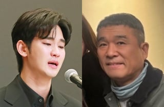 김수현·김건모, '가짜뉴스'에 오열 후..안개 뚫고 복귀 [★FOCUS]