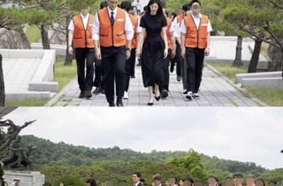 김민형, SBS 퇴사→호반家 며느리 된 근황..♥김대헌과 현충원 봉사