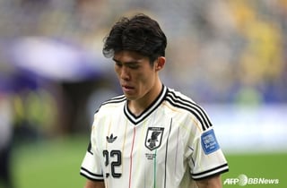 "日, 강팀 꺾기에 아직 부족하다" 눈물 흘린 토미야스, 실력 차이 인정 "브라질과 대등한 수준 아냐"