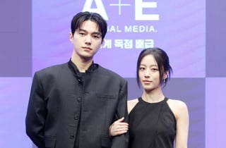 김명수-강민아, 흠 잡을 곳 없는 투샷[★포토]