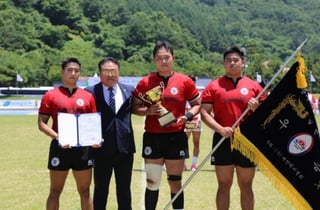 경산중-서울사대부고-국군체육부대, 제40회 충무기 전국 럭비 리그전 정상