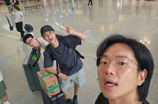 '가슴 수술 부작용 호소' 장성규, 가족 두고 한국 떠나.."표정 어두워"