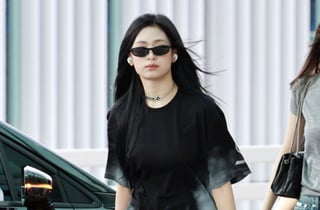 베이비몬스터 아현 '멋진 블랙'[★포토]