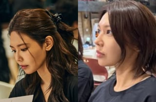 '정경호 결별' 후유증 없다..최수영, 대본 집중 눈빛 포착[스타이슈]