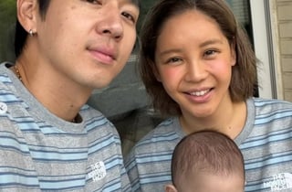 출산 후 우울증 '심각' 수준..트루디, 가족사진 공개 '미소 포착'