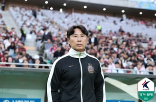 홍명보 감독 질문에 '말 아꼈다' 김기동 서울 감독 "축구인으로서 월드컵 아쉬움 있지만... 오늘 경기 집중" [상암 현장]