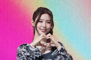 아이들 미연 '완벽한 손하트'[★포토]