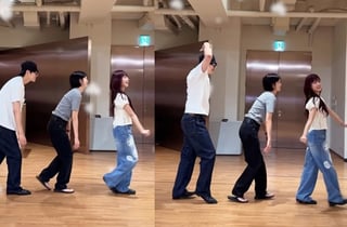 아이돌 춤추는 김선호 실존..'같은 소속사' 최유정 신곡 안무 챌린지 동참