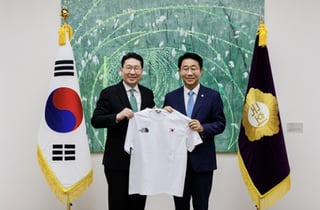 이상현 AG 선수단장, 조정식 국회의장 예방→선수단 선전 기원 및 지원 논의