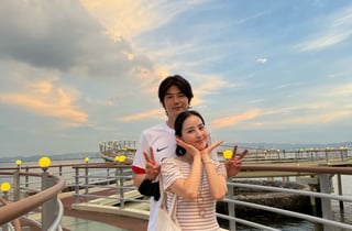 벌써 이만큼 컸어? 기성용♥한혜진, 폭풍 성장 딸과 가족 사진 [스타이슈]