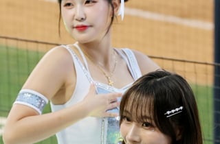[한번에쓱] 최종전 다 이긴 승리 폭우가 날려 아쉽지만 '의상도 특별하게' 이서윤
