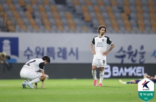 전남 달라진 줄 알았는데... 1경기 만에 0-5 대패→최하위 김해와 승점 같아졌다