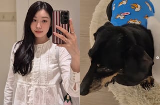 김연아, 발로 강아지 쓰담쓰담..누리꾼 반응 폭발 "연느도 사람이었어"[스타이슈]