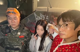 '김부장' 소지섭 딸 "아빠 안 와서 삼촌들이랑만 찍었어"..최대훈·윤경호와 MZ샷