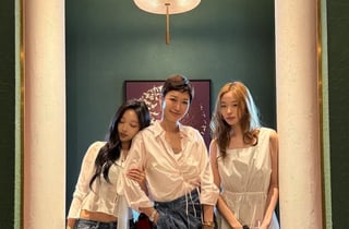 변정수, 우월한 기럭지 닮은 두 딸과 데이트.."가방 2개나 뺏겨"