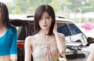 베이비몬스터 아사 '꽃프린트가 잘 어울려!'[★포토]