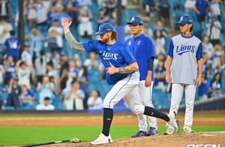 '삼성 우승청부사' 페덱, 마운드만 밟았을 뿐인데 라팍 열광! 스타성 보소→18일 데뷔전 '초미의 관심'