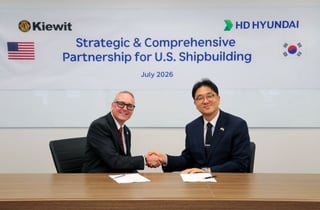HD현대, 美 최대 EPC 기업과 '선박 건조' 협력