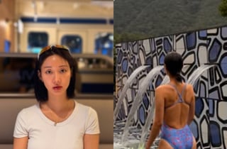 '애둘맘' 한그루 맞아? 49kg 수영복 힙업 뒤태 '감탄'